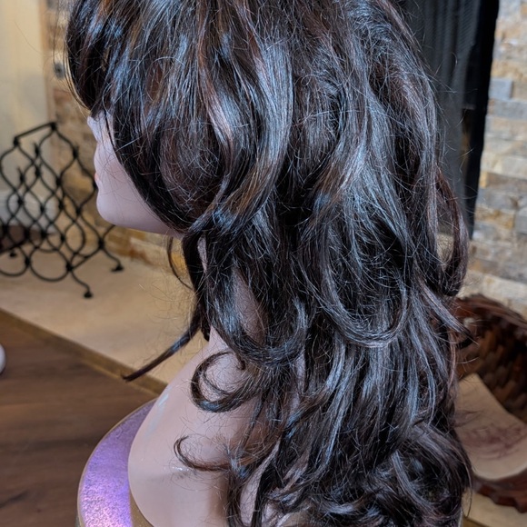 CLOSEOUT … Check out closet for more wigs. Elegant Brown Wig for Women - Picture 2 of 5